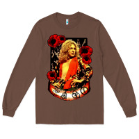 Chestnut vintage image robert plant Long Sleeve Tee - artisFamous