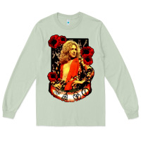 Matcha vintage image robert plant Long Sleeve Tee - artisFamous