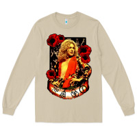 Mushroom vintage image robert plant Long Sleeve Tee - artisFamous