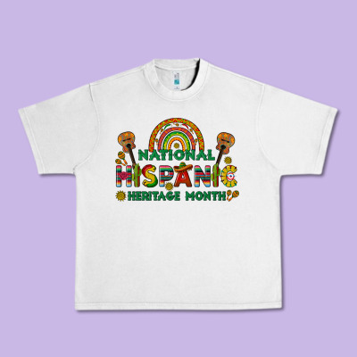 National Hispanic Heritage Month Urban Heavy Tee Designed By Bundleandbundleshop
