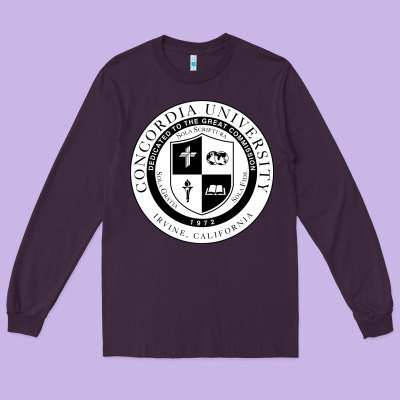 Concordia University Irvine Long Sleeve Tee Designed By Artisfamous