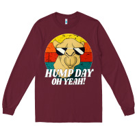 Burgundy hump day Long Sleeve Tee - artisFamous