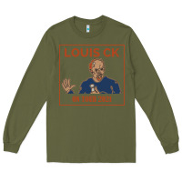 Army Green LOUIS C.K. Long Sleeve Tee - artisFamous