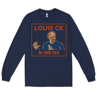 Navy LOUIS C.K. Long Sleeve Tee - artisFamous