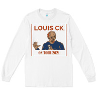 White LOUIS C.K. Long Sleeve Tee - artisFamous