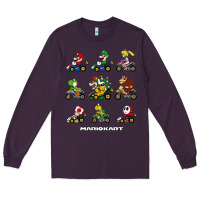 Plum mariokart Long Sleeve Tee - artisFamous