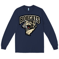 Navy bismarck bobcats Long Sleeve Tee - artisFamous