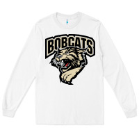White bismarck bobcats Long Sleeve Tee - artisFamous