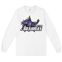 White lone star brahmas Long Sleeve Tee - artisFamous