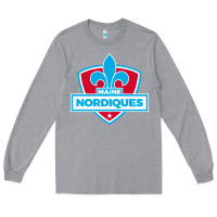 Heather Grey maine nordiques Long Sleeve Tee - artisFamous
