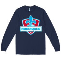 Navy maine nordiques Long Sleeve Tee - artisFamous