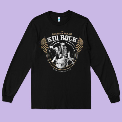 Kid Rock Long Sleeve Tee Designed By Artisfamous