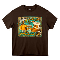 Chocolate Brown just a girl who loves fall background Heavy Core Tee - Jasminsmagicworld