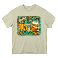 Mossy just a girl who loves fall background Heavy Core Tee - Jasminsmagicworld