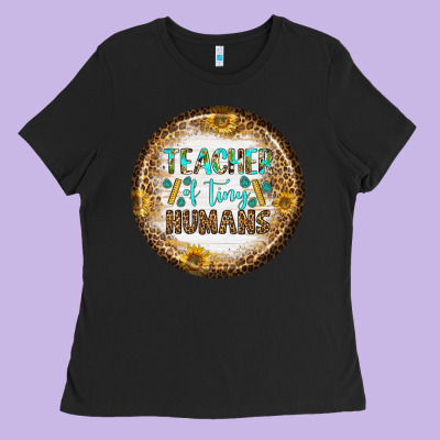 Teacher Of Tiny Earrings Ladies Tee Designed By Bundleandbundleshop