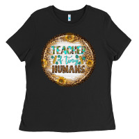 Black teacher of tiny earrings Ladies Tee - BundleAndBundleShop