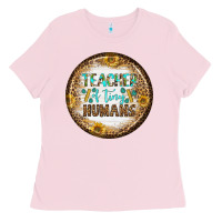 Bubblegum Pink teacher of tiny earrings Ladies Tee - BundleAndBundleShop
