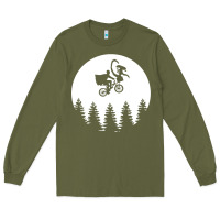 Army Green xenomorph phone home funny Long Sleeve Tee - artisFamous