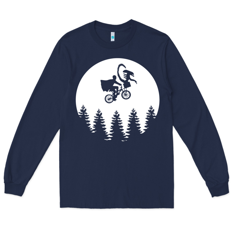 Xenomorph Phone Home Funny Long Sleeve Tee by artisFamous | Teevron