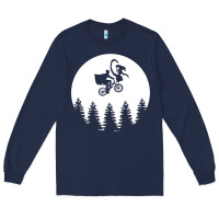 Navy xenomorph phone home funny Long Sleeve Tee - artisFamous