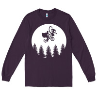 Plum xenomorph phone home funny Long Sleeve Tee - artisFamous