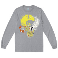 Heather Grey mimikyu nightmare before Long Sleeve Tee - artisFamous