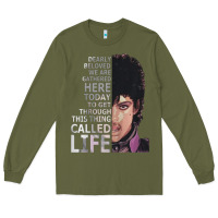 Army Green dearly beloved we are gathered here Long Sleeve Tee - artisFamous