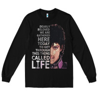 Black dearly beloved we are gathered here Long Sleeve Tee - artisFamous