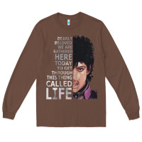 Chestnut dearly beloved we are gathered here Long Sleeve Tee - artisFamous