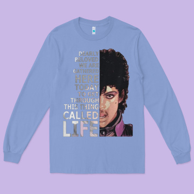 Dearly Beloved We Are Gathered Here Long Sleeve Tee Designed By Artisfamous