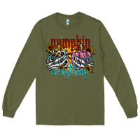 Army Green Pumpkin Everything Long Sleeve Tee - CowhideDigitalArt