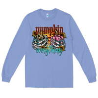 Colony Blue Pumpkin Everything Long Sleeve Tee - CowhideDigitalArt