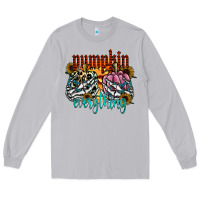 Moon Dust Pumpkin Everything Long Sleeve Tee - CowhideDigitalArt