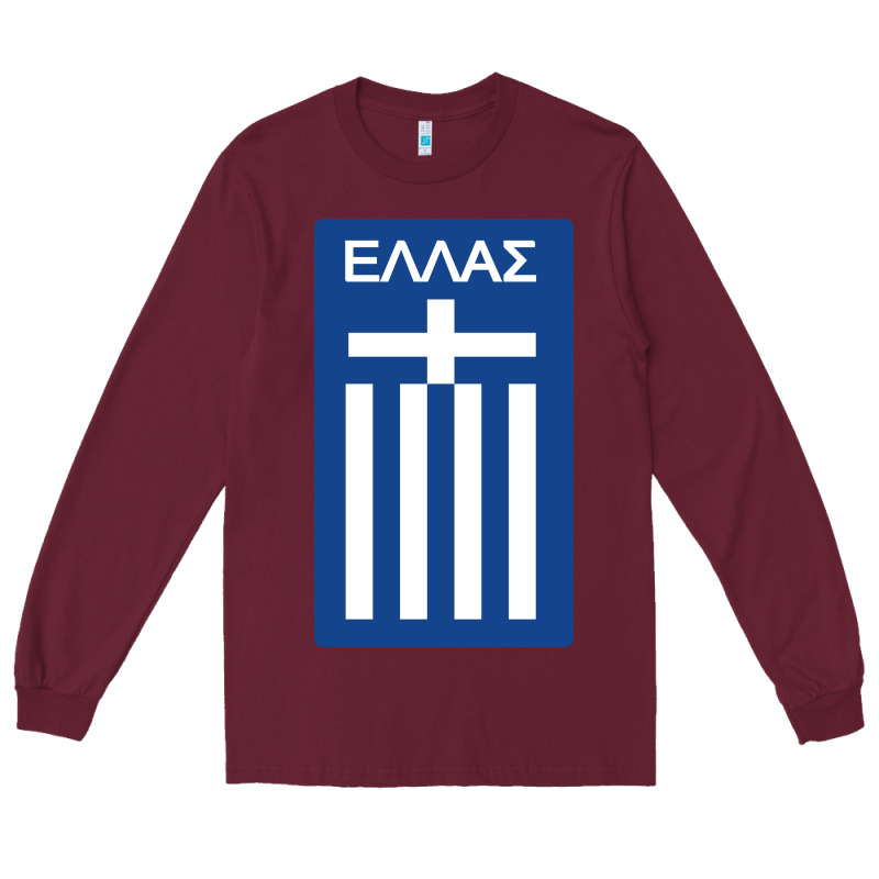 Greece National Football Long Sleeve Tee by artisFamous | Teevron