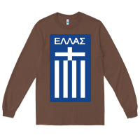 Chestnut greece national football Long Sleeve Tee - artisFamous