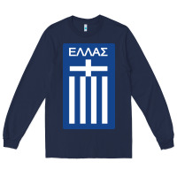 Navy greece national football Long Sleeve Tee - artisFamous