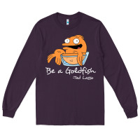 Plum be a goldfish ted losso Long Sleeve Tee - artisFamous