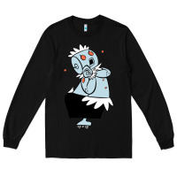 Black The Jetsons funny robot cartoon Long Sleeve Tee - artisFamous