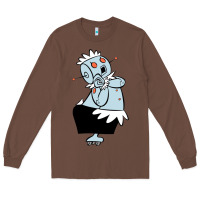 Chestnut The Jetsons funny robot cartoon Long Sleeve Tee - artisFamous