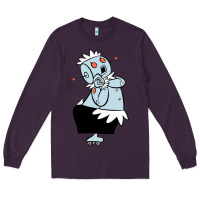 Plum The Jetsons funny robot cartoon Long Sleeve Tee - artisFamous