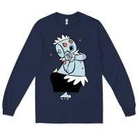 Navy The Jetsons funny robot cartoon Long Sleeve Tee - artisFamous