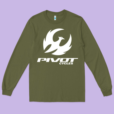 Pivot Cycles Long Sleeve Tee Designed By Artisfamous