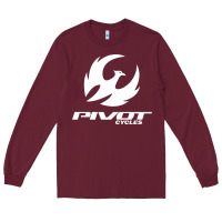 Burgundy pivot cycles Long Sleeve Tee - artisFamous