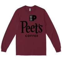 Burgundy Coffee Art Long Sleeve Tee - artisFamous