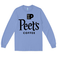 Colony Blue Coffee Art Long Sleeve Tee - artisFamous