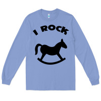 Colony Blue i rock funny Long Sleeve Tee - artisFamous