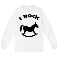 White i rock funny Long Sleeve Tee - artisFamous