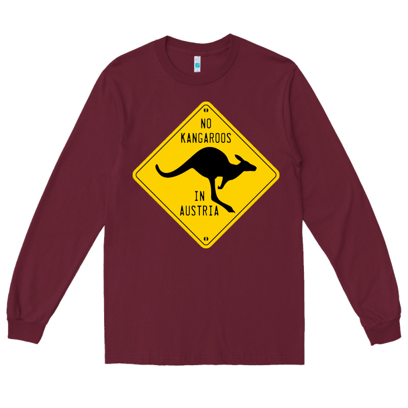 No Kangaroos In Austria Long Sleeve Tee by artisFamous | Teevron