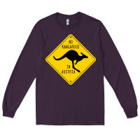 Plum no kangaroos in austria Long Sleeve Tee - artisFamous