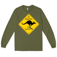 Army Green no kangaroos in austria Long Sleeve Tee - artisFamous